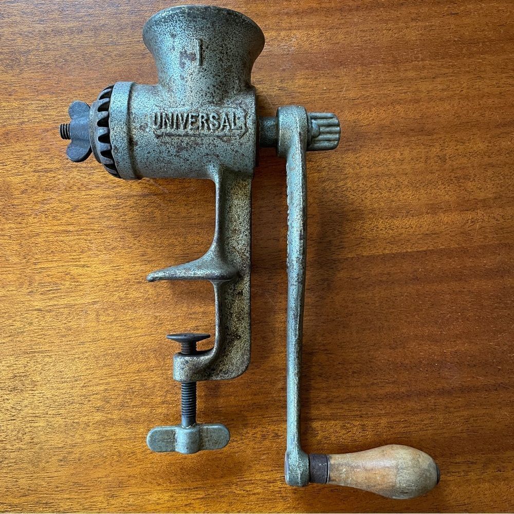 Vintage Cast Iron Universal Food Chopper by Landers, Frary & Clark (L.F. & C.)